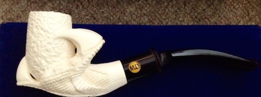 Handcarved Meerschaum Smoking Pipe